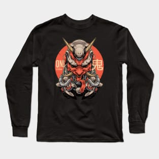 Oni Mecha Long Sleeve T-Shirt